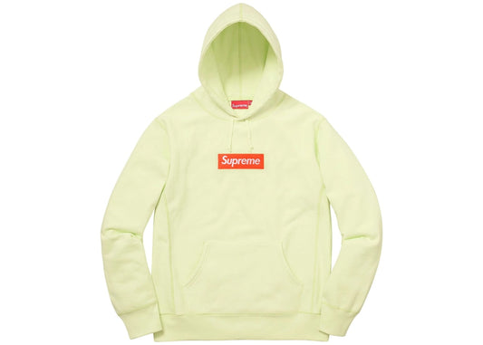 Supreme Box Logo Hooded Sweatshirt (FW17) Pale Lime