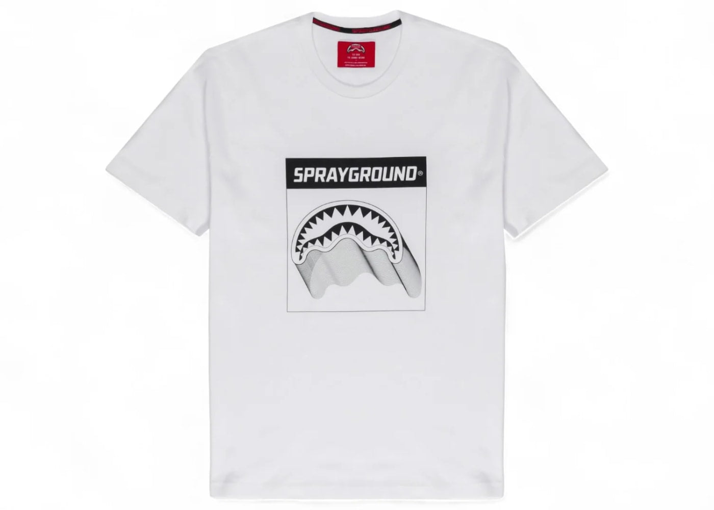 Sprayground Shark Layer T-shirt White
