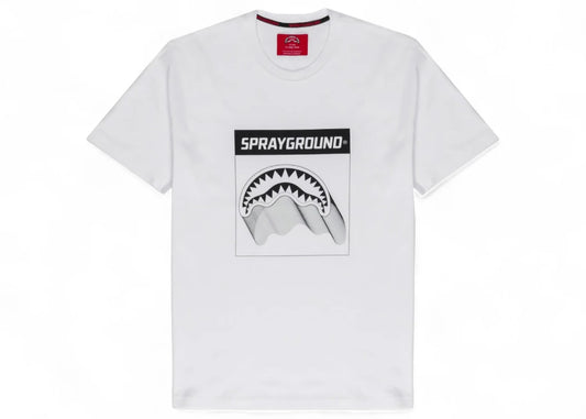 Sprayground Shark Layer T-shirt White