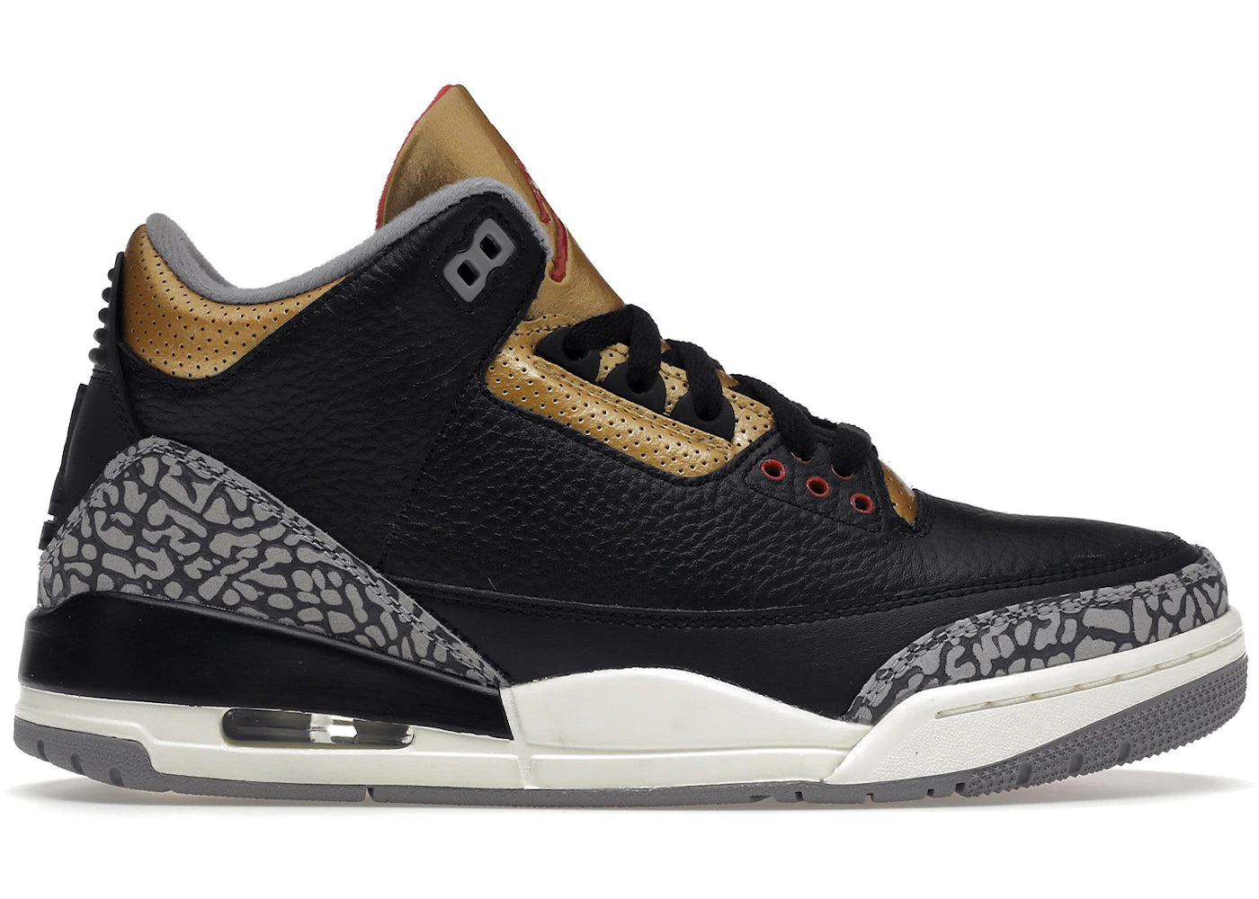 Air Jordan 3 Retro Black Cement Gold (Women's)