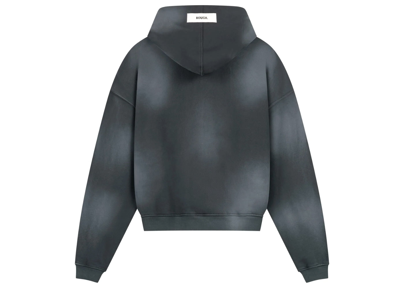 Rough Singer Emblem Hoodie Washed Grey