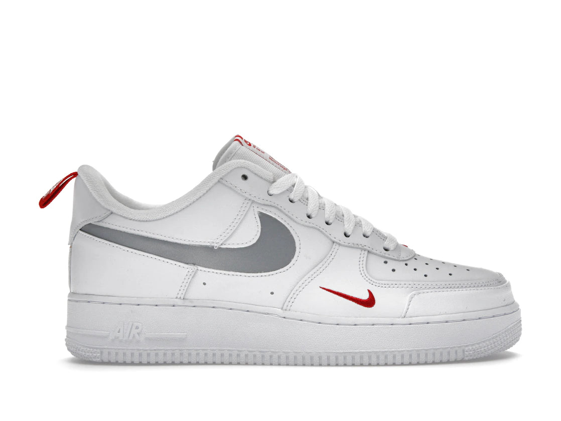 Nike Air Force 1 Low Reflective Swoosh White University Red