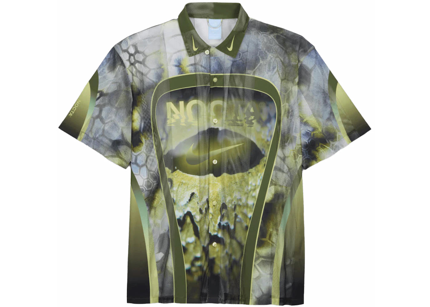 Nike NOCTA Opal Tito Neeks Button Down Pilgrim/Oil Green/Black
