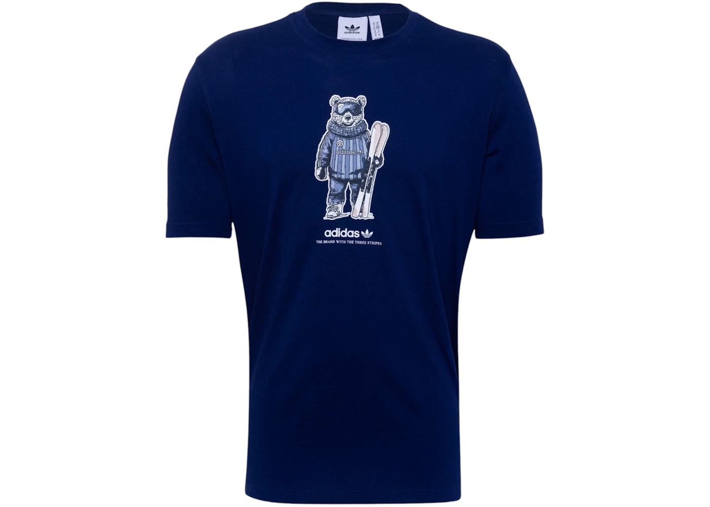 adidas Winter Sports Ski Bear Graphic T-Shirt Dark Blue