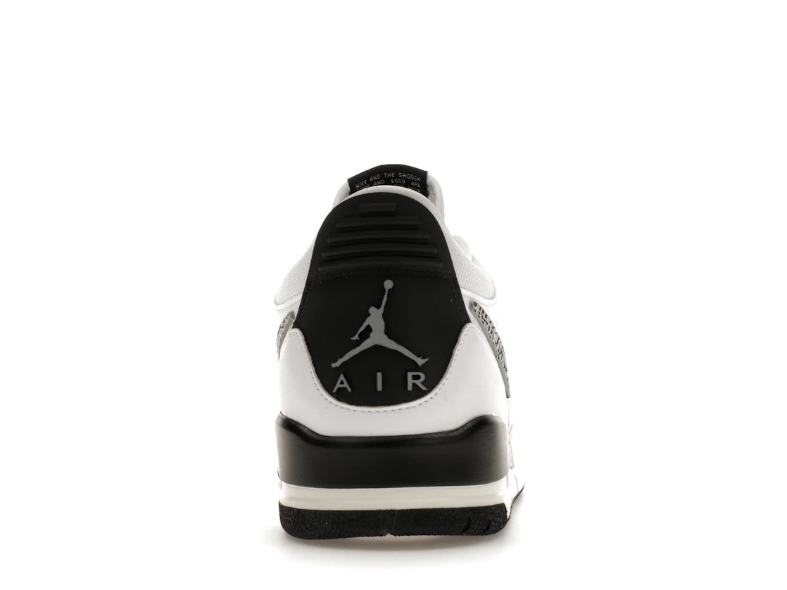 Jordan Legacy 312 Low White Black Elephant Swoosh