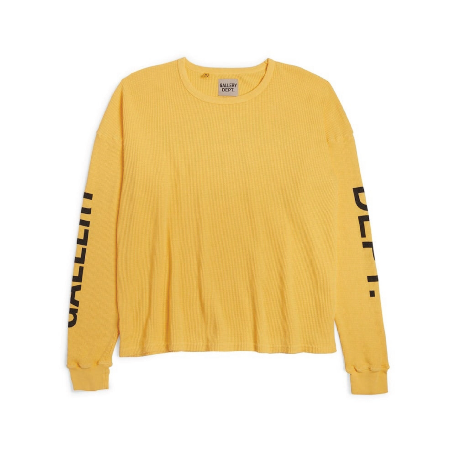 Gallery Dept. Thermal LongSleeve T-Shirt Yellow