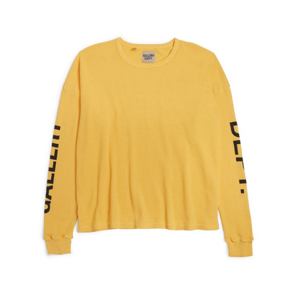 Gallery Dept. Thermal LongSleeve T-Shirt Yellow