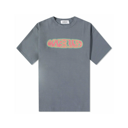 Ambush Spray Paint T-Shirt in Grey Pink