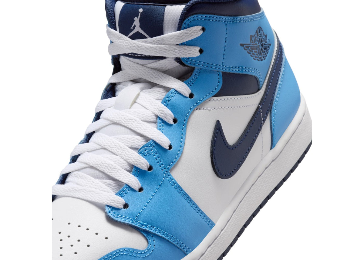 Jordan 1 Mid University Blue Midnight Navy