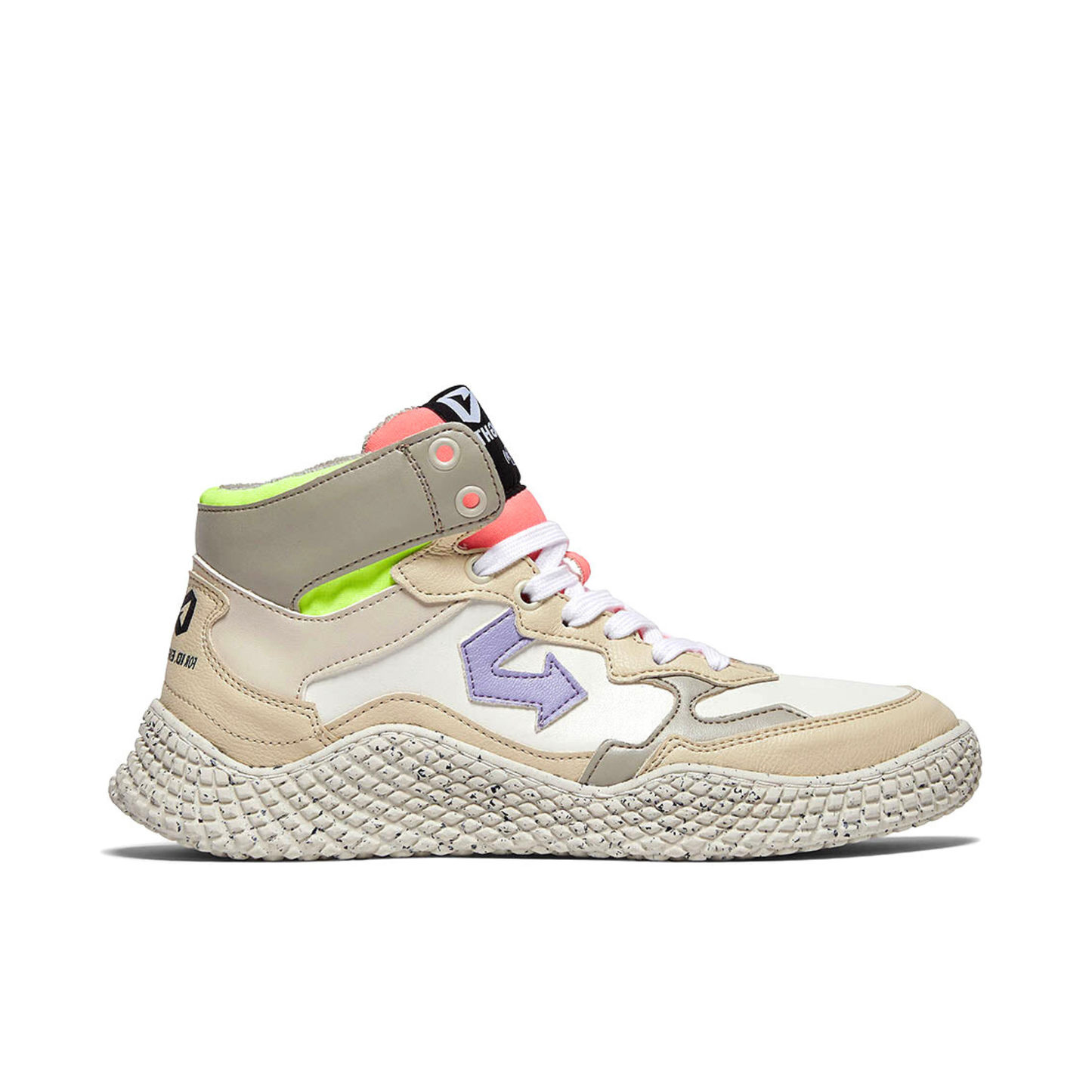ID. Eight Hana Mid Just Beige Animal Free Sneakers ID.EIGHT