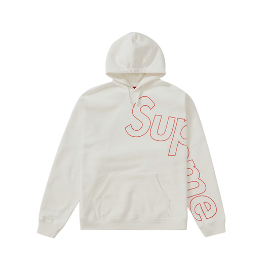 Supreme Reflective Hooded Sweatshirt White Supreme