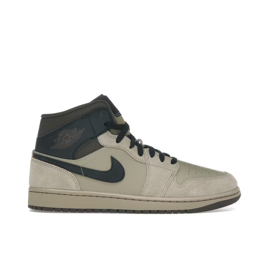 Air Jordan 1 Mid Khaki Baroque Brown Jordan