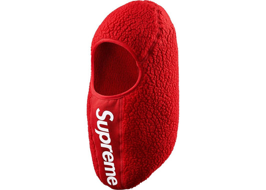Supreme Polartec Deep Pile Balaclava Red