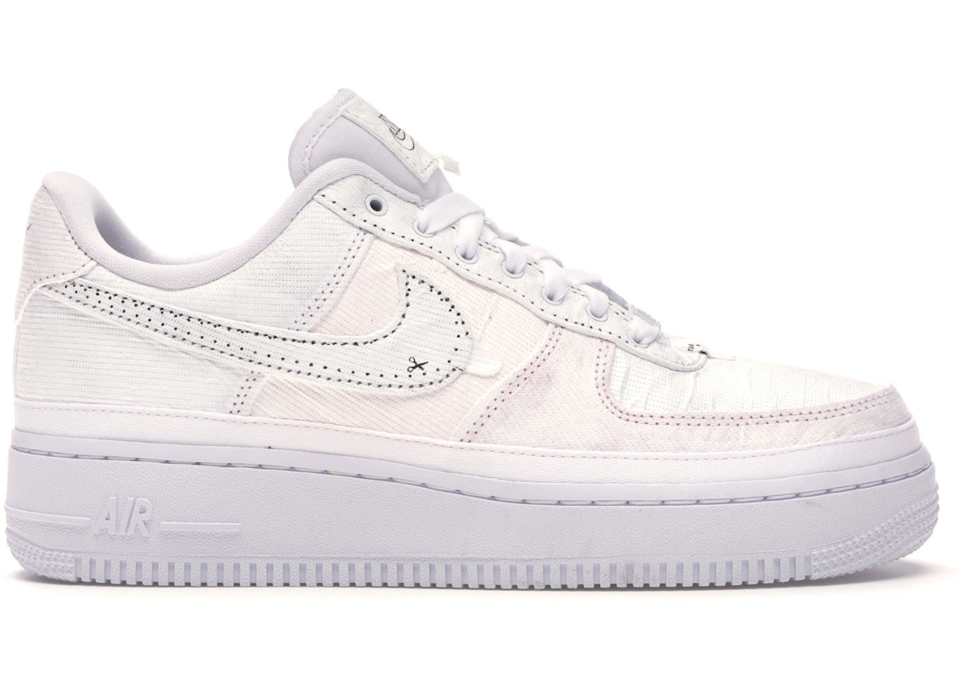 Nike Air Force 1 LX Reveal Black Swoosh Womens