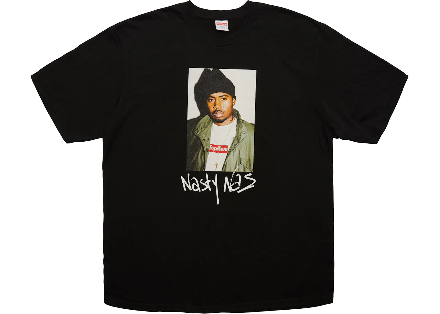 Supreme Nasty Nas Tee Black