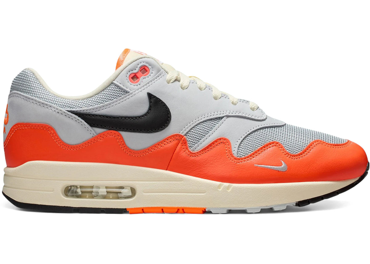 Nike Air Max 1 Patta Waves Hyper Crimson Pure Platinum Grey
