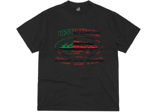 Corteiz x Denim Tears Cortears OG Alcatraz Tee Black
