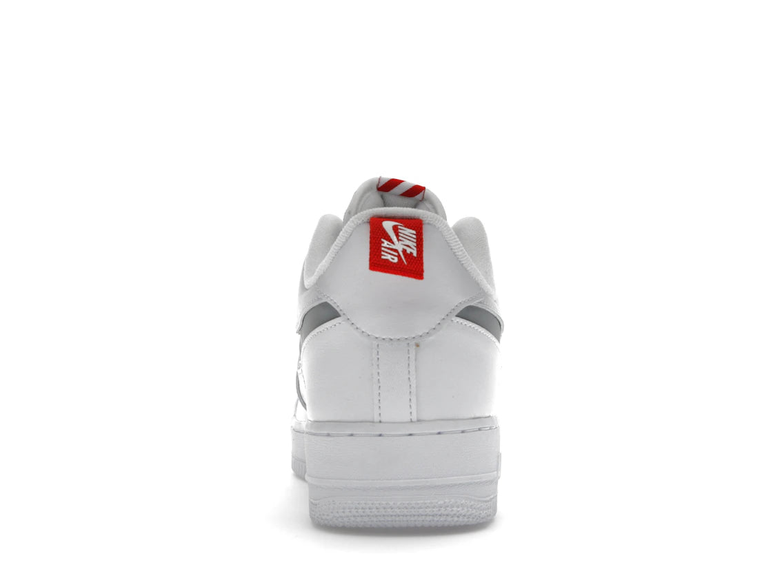 Nike Air Force 1 Low Reflective Swoosh White University Red