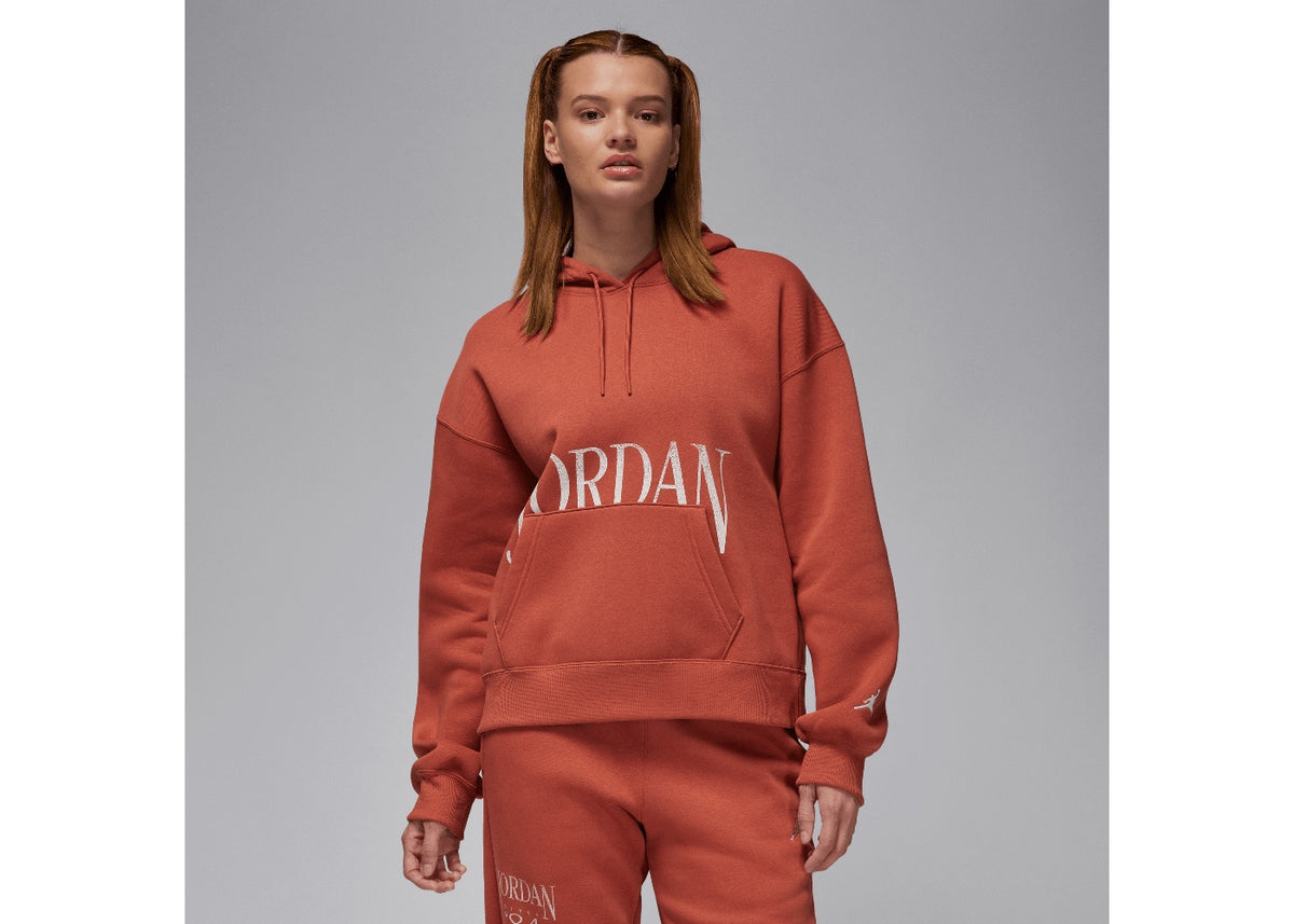 Jordan Brooklyn Fleece Women's Pullover Hoodie Dusty Peach/Sail