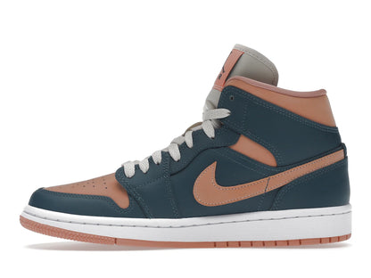 Jordan 1 Mid Dark Teal Green (Women's)