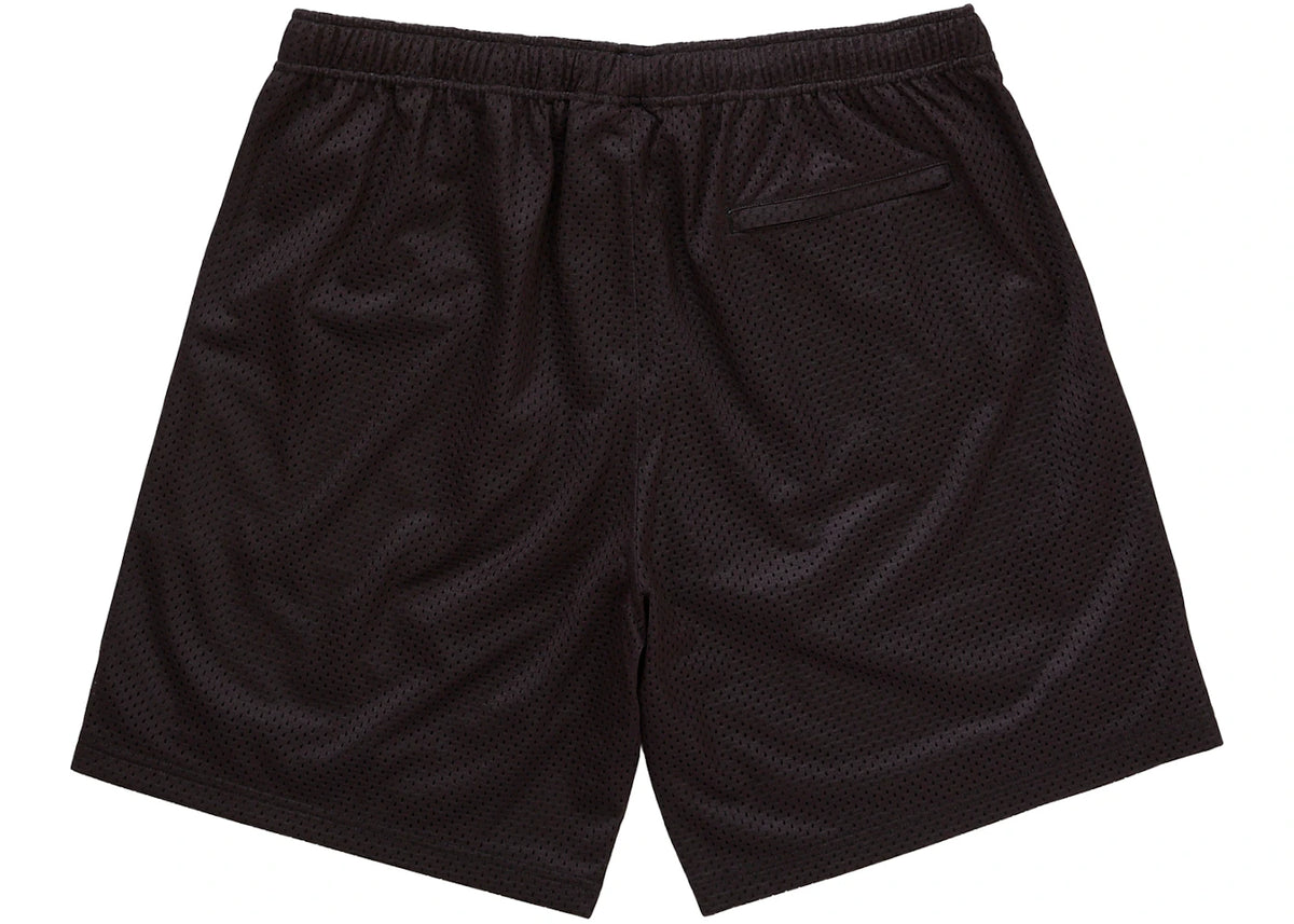 Supreme Rhinestone Mesh Short Black