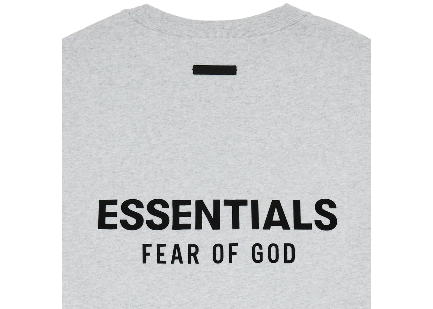 Fear of God Essentials Jersey Crewneck T-Shirt Light Heather Gray