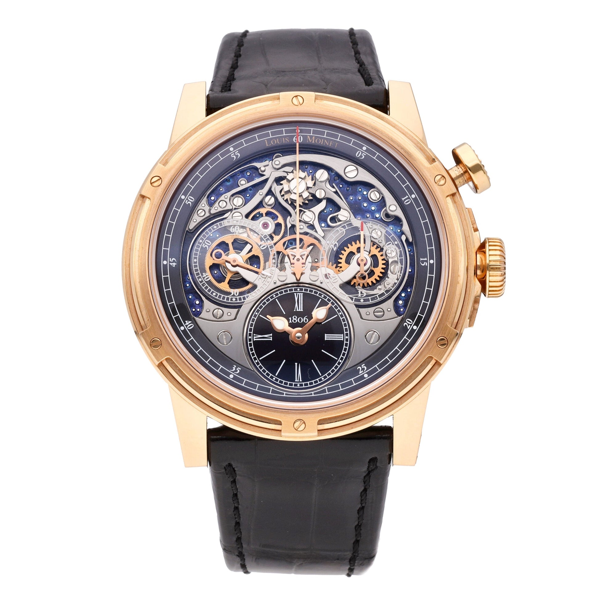 Louis Moinet Memoris 18k Rose Gold | LM-54.50.20