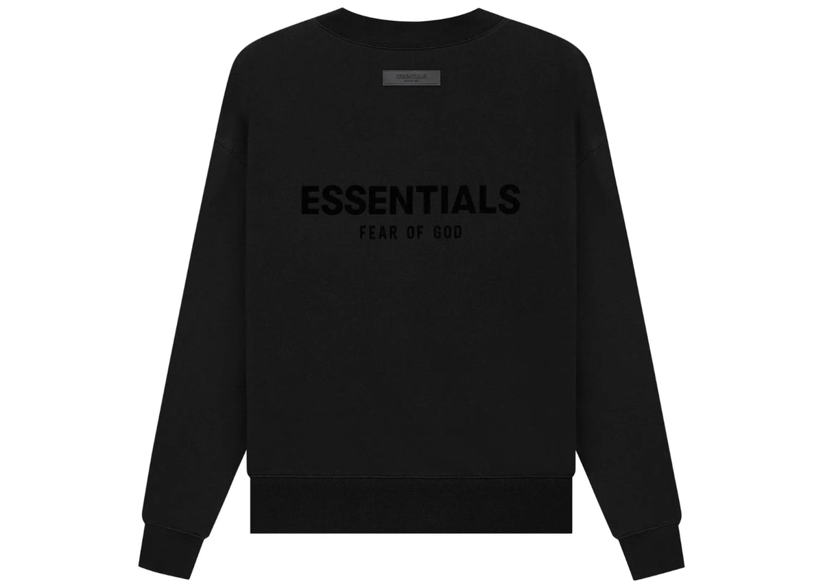 Fear of God Essentials Crewneck Stretch Limo Black