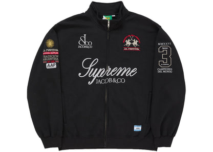 Supreme La Martina Zip Up Sweatshirt Black