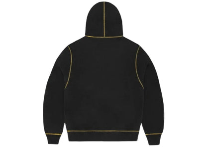 Corteiz Alcatraz Contrast Hoodie Black/Yellow