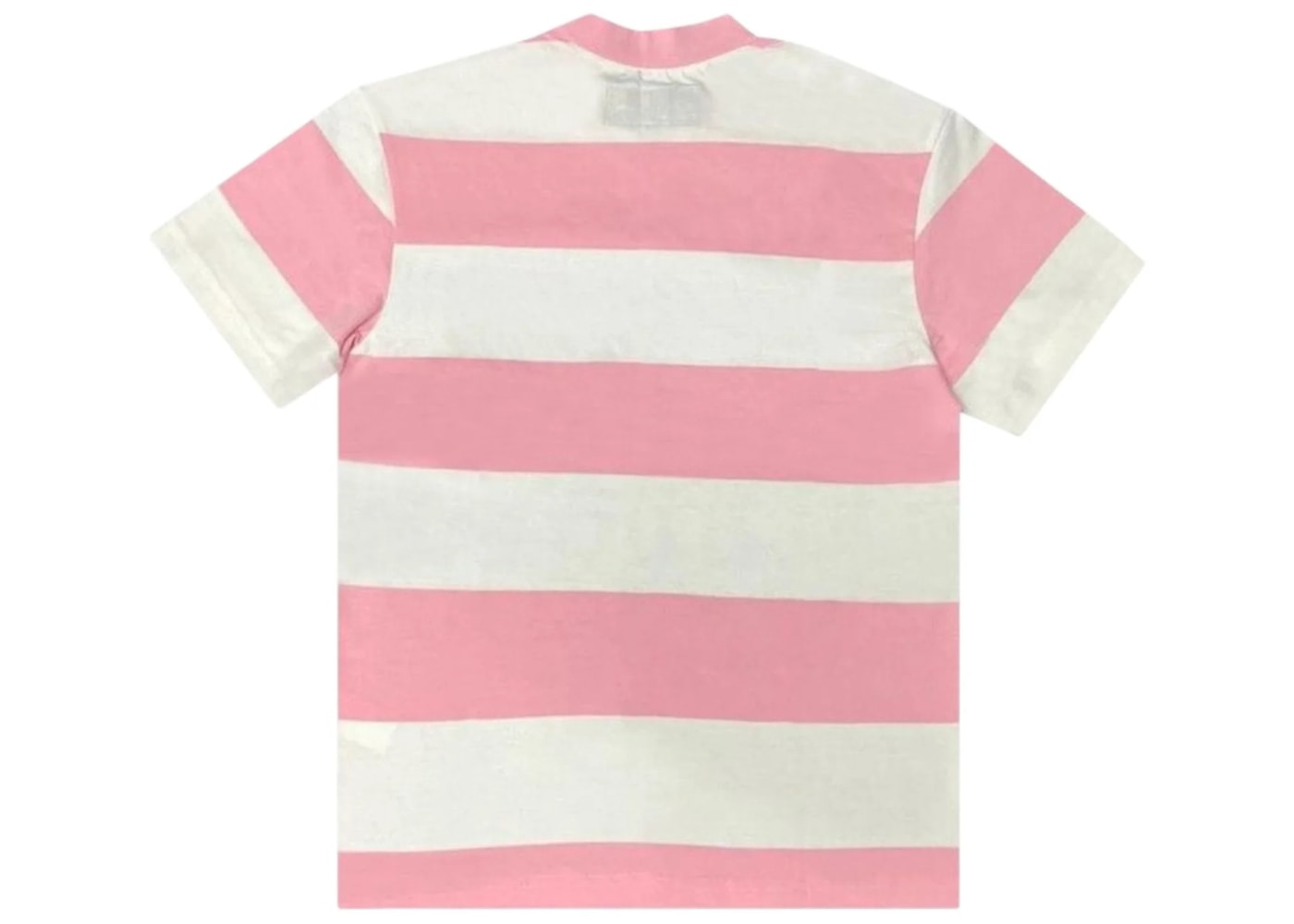 Corteiz Allstarz Striped Tee White Pink