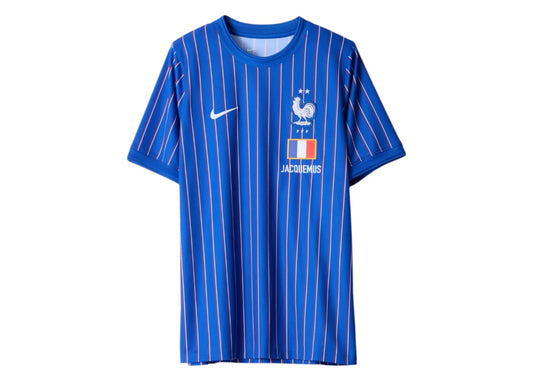 Nike x Jacquemus x France Pre Match Jersey Blue Stripe