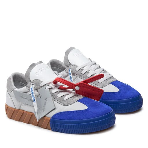 Off White Vulc Low Floating Arrow Blue