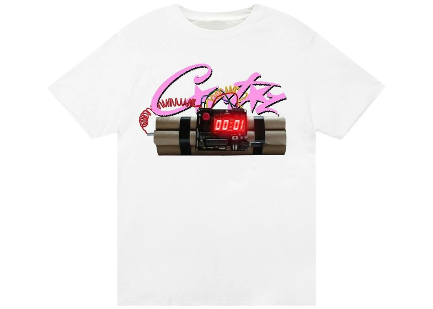 Corteiz No Time 4 Luv Bomb Tee White
