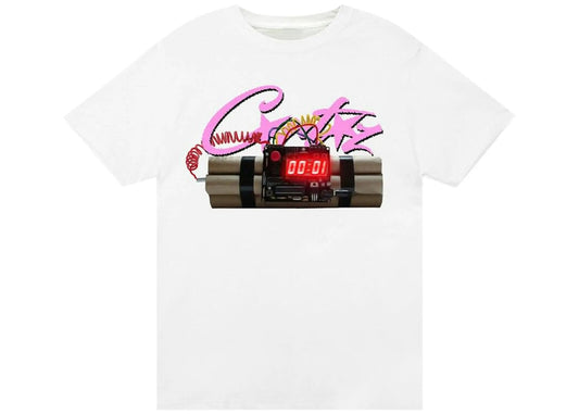 Corteiz No Time 4 Luv Bomb Tee White