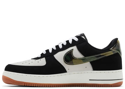 Nike Air Force 1 Low '07 LV8 Black Patent Camo Swoosh