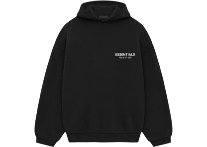 Fear of God Essentials Oversized Fleece Hoodie Black