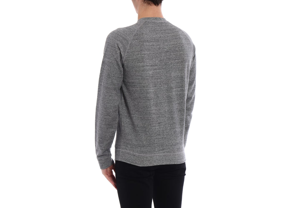 Dsquared2 Colourful Logo Patches Sweatshirt Grey