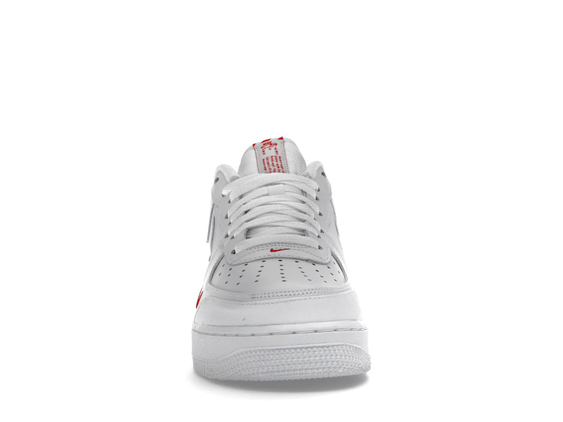 Nike Air Force 1 Low Reflective Swoosh White University Red