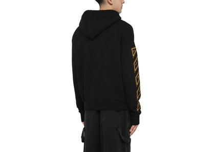 Off White OW 23 Skate Hoodie Black Gold