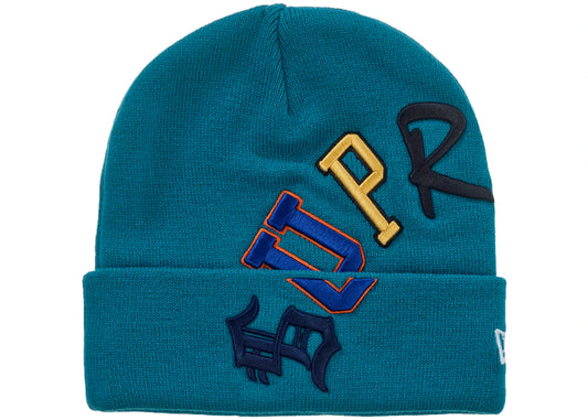 Supreme New Era Arc Beanie Teal