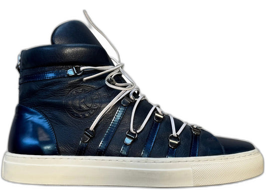Rage Age by Czapul High Camoo 3 Top Dark Blue Sneakers
