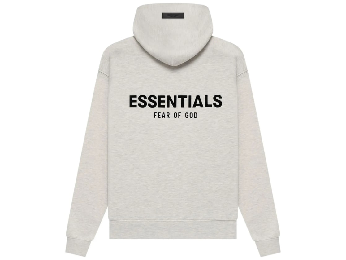 Fear of God Essentials Hoodie Light Oatmeal Grey