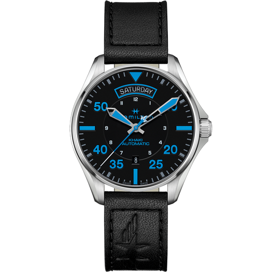 Hamilton - Khaki Aviation Pilot Day-Date - Air Zermatt Auto | H64625731