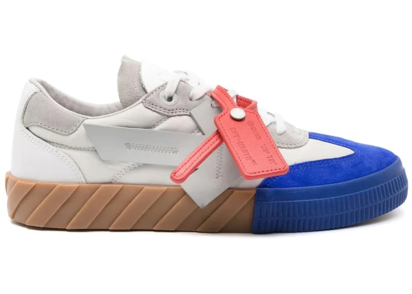 Off White Vulc Low Floating Arrow Blue