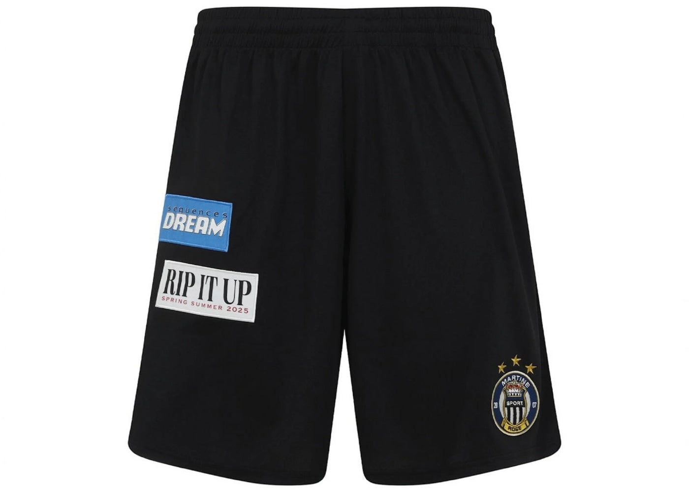 Martine Rose Football Sport Shorts Black