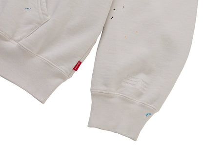 Supreme MM6 Maison Margiela Box Logo Zip Up Hooded Sweatshirt White