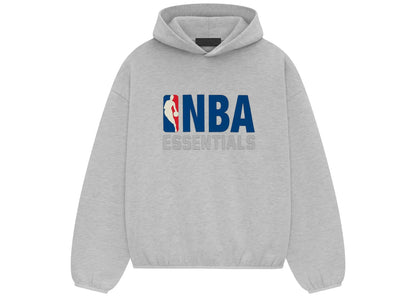 Fear of God Essentials NBA Hoodie Light Heather Grey