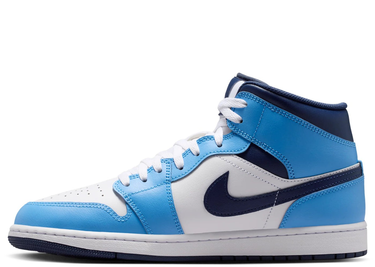 Jordan 1 Mid University Blue Midnight Navy
