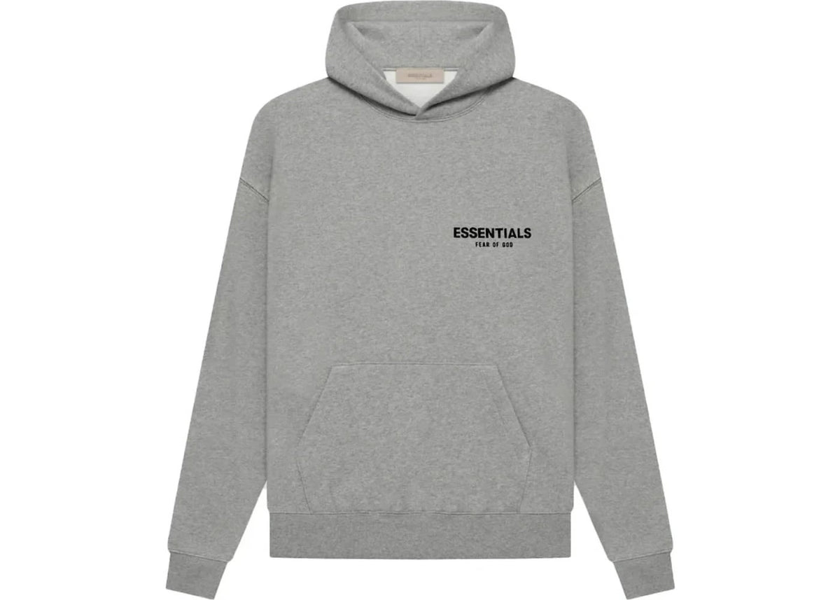 Fear Of God Essentials Hoodie Dark Oatmeal Grey